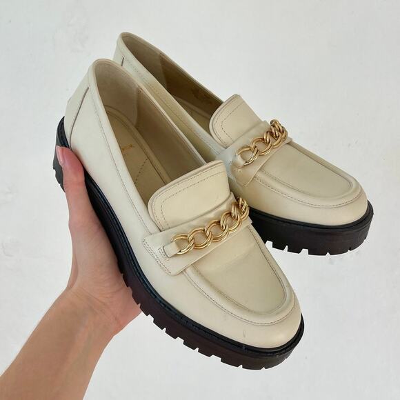 Sam Edelman Shoes - Sam Edelman - Taelor Chained Lug-Sole Leather Loafers